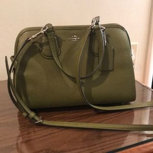 olive coach purse